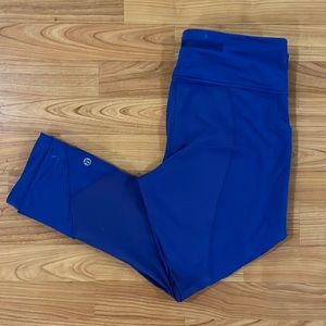 Lululemon Blue Cropped Leggings